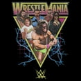thumbnail image 2 of Mens WWE Retro Wrestlers Triangle Lightweight Hoodie, 2 of 4