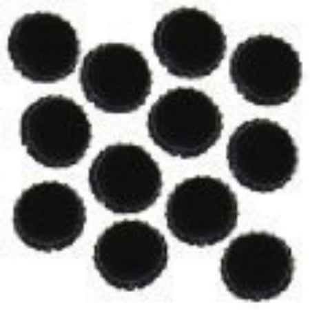Blank Bottle Caps - Black Bottle Caps (Approximately 144 Caps) for Crafts, Homebrew, or Jewelry