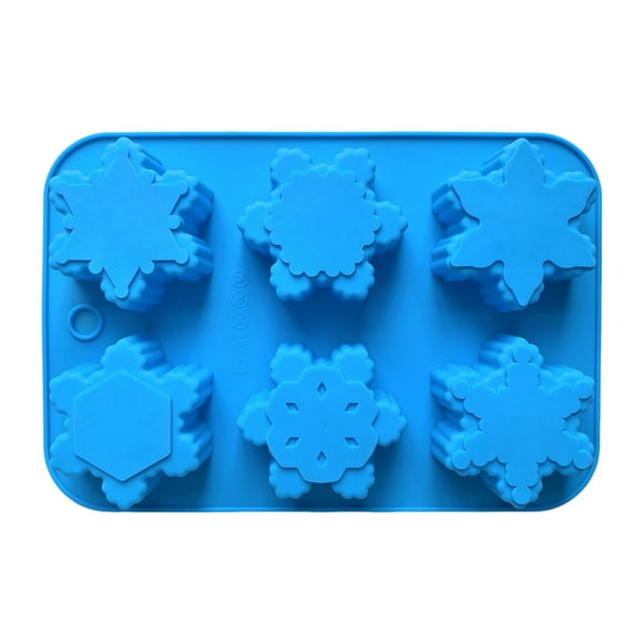 Christmas Snowflake Soap Silicone Tool Handicraft Making DIY Cake Baking Tool