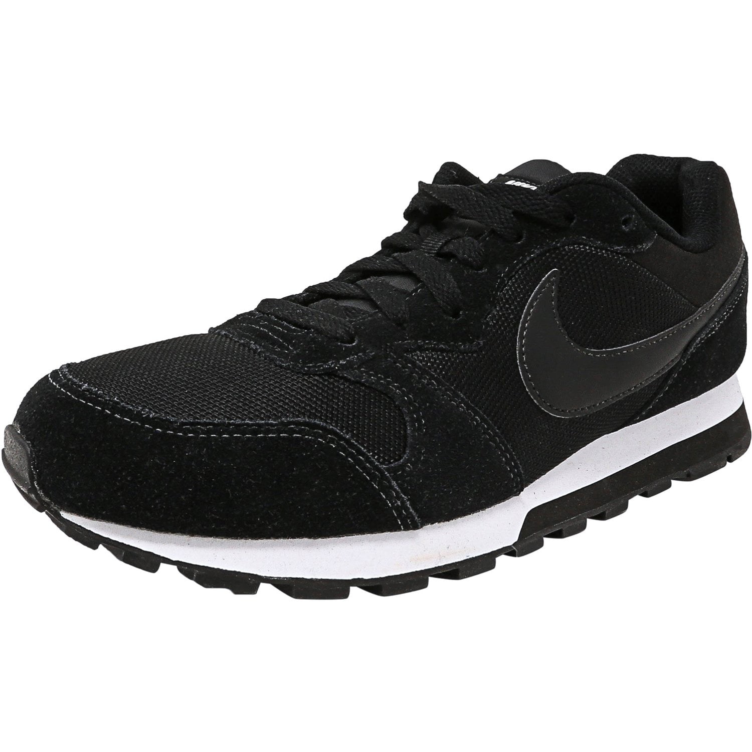 monitor Basura mezcla Nike Women's Md Runner 2 Black / Black-White Ankle-High Running Shoe - 9.5M  - Walmart.com