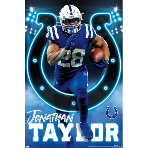 NFL Indianapolis Colts - Jonathan Taylor 22 Wall Poster, 22.375" x 34"