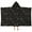 Black Sun Moon-1, variant on Black White Cat Snake Book Moon Star Pattern Hooded Bath Towel,50"x30" for Ages 3 To 12 Kids, Quick Dry Lightweight Soft Microfiber Hood Beach Towel Cover Up for Kids