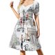 thumbnail image 1 of Viajar a París Vestido de manga corta vestidos de novia para fiestas vestidos de verano de mujer 2025 ropa de verano de mujer 2025 Vestido, 1 of 7