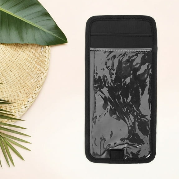 WHAMVOX 2pcs Car Visor Organizer Auto Card Clip Sun Visor Holder Disabled Parking Permit Sign Protector For Cards Receipts Disability Placard