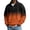 Orange, variant on Kaemgyyd Mens Long Sleeve Shirts Gradation Button Casual Tee Collared Men Golf T Shirts Big and Tall Sweatshirts Workwear