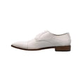 thumbnail image 6 of 25630-100 Stacy Adams Tedesco Cap Toe Oxford Lizard Leather Dress Shoes White, 6 of 8