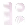 thumbnail image 3 of Unique Bargains 1 Pc Loose Powder Style Wide Tooth Comb for Curly Thin Hair Plastic Clear Purple, 3 of 3