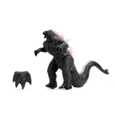 Jada Toys Godzilla X Kong: 14" Heat-Ray Breath Light & Sound RC Radio Control, Ages 8 