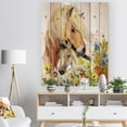 thumbnail image 3 of Design Art - Cheval et Poulain avec Prairie, 3 of 5