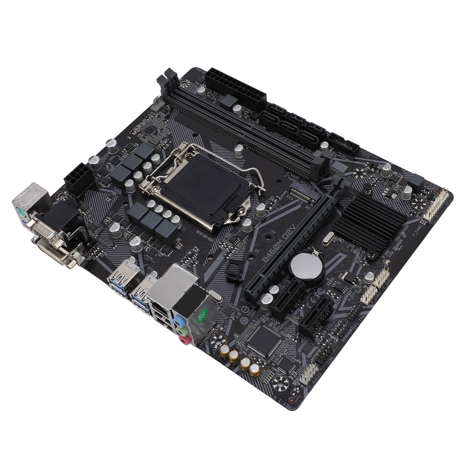 Desktop Computer Motherboard, Motherboard 6xSerial ATA III DDR4x2 DIMM M ATX for Home