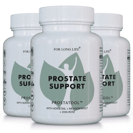 Prostatool Men’s Prostate Health & Vitality Supplement, Natural Bladder Comfort & Urinary System Support Complex 3-Pack (180 Capsules)