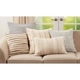 thumbnail image 4 of Fennco Styles Knotted Line Design Decorative Throw Pillow – Light Blue Cushion for Home, Couch, Bedroom, Living Room and Office Décor, 4 of 7