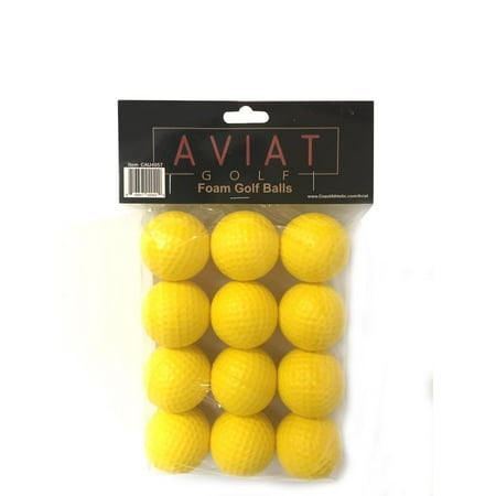 Athlete Golf - Coast Athletic Golf Balls, Yellow, 12 Pack
