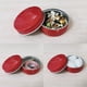 thumbnail image 5 of Latas Redondas Aluminio, Contenedores Tapa Metal con Tornillo Estaño 1oz / 30ml-rojo (12 piezas), 5 of 5