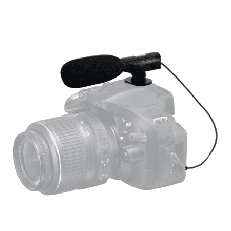 Microphone For Camera Panasonic Vivitar Universal Mini Microphone MIC-403 for Panasonic HC-V770 Camcorder External Microphone ()