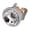Silver, variant on Guitar Plug Instrument Jacks Socket Music Jacks Sockets Single Channel Metal Texture for Electric Guitars and Basses