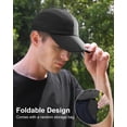 thumbnail image 3 of Gorro GADIEMKENSD reflectante plegable para correr UPF 50+ para hombre, 3 of 9