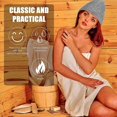 thumbnail image 4 of 12 Pieces Felt Sauna Cap Bath Hat Head Protection Absorbent Cap for Sauna Shower Bath Steam Room, 4 of 4
