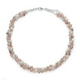 thumbnail image 1 of Véritable Collier en Argent Perlé avec Perles, 1 of 2