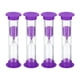 thumbnail image 1 of Temporizador de arena de 3 minutos Uxcell, paquete de 4 relojes de arena pequeños, reloj de arena morado, 1 of 5