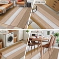 thumbnail image 5 of Area Rugs for Living Room Bedroom, Brown Wood Grain 4'x6' Rug Washable Carpet Runner Indoor Outdoor, Country Retro Wooden Plank Farmhouse Non Slip Accent Floor Mats Rug for Kitchen, Office, 5 of 8