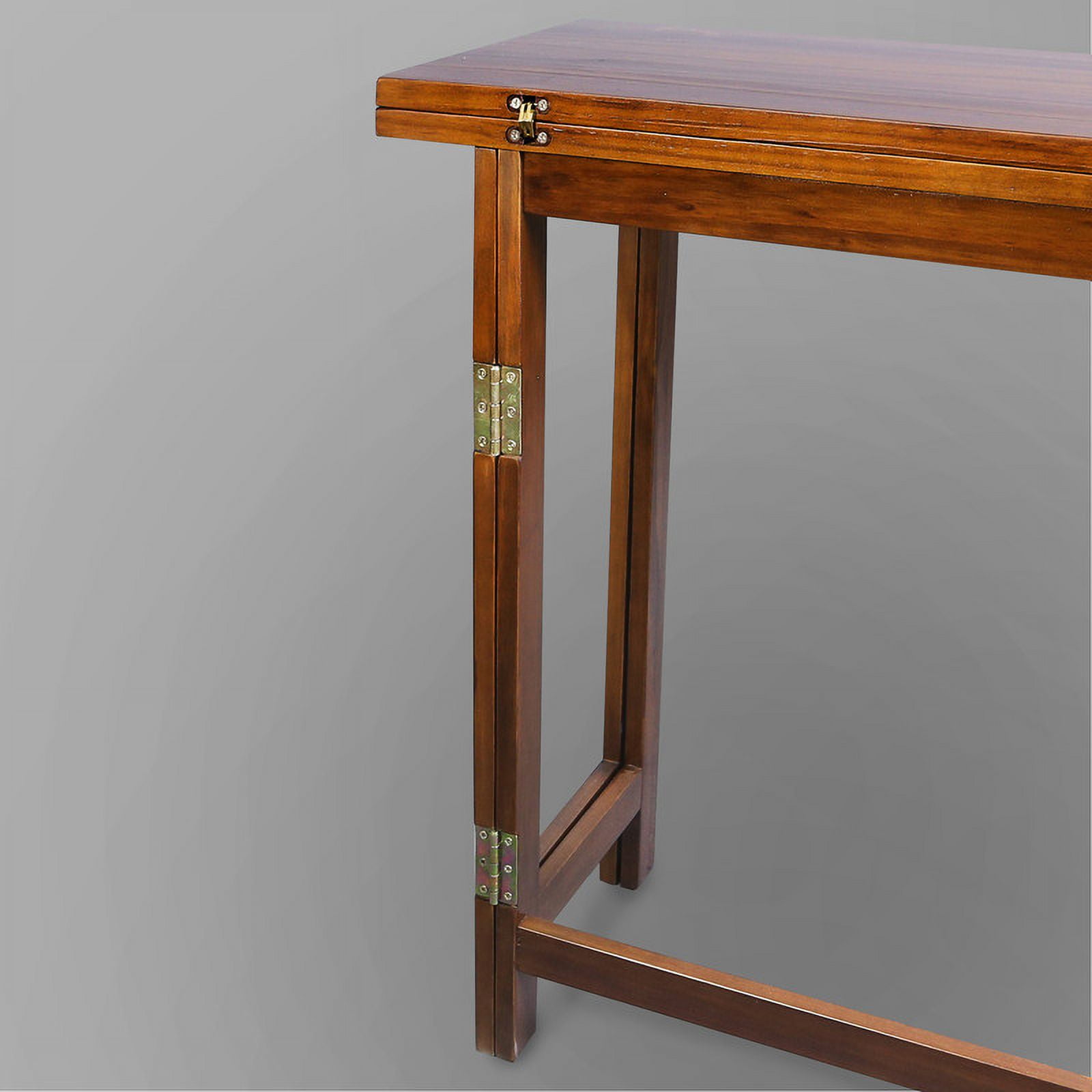 Casual Home 28 Inches Folding Dining Table, Warm Brown