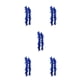 thumbnail image 3 of Guardurnaity Pluma gruesa ligero encantador disfraz de cosplay desmontable largo elegante vestido accesorios para fiesta de cumpleaños azul Type1 NO1, 3 of 6