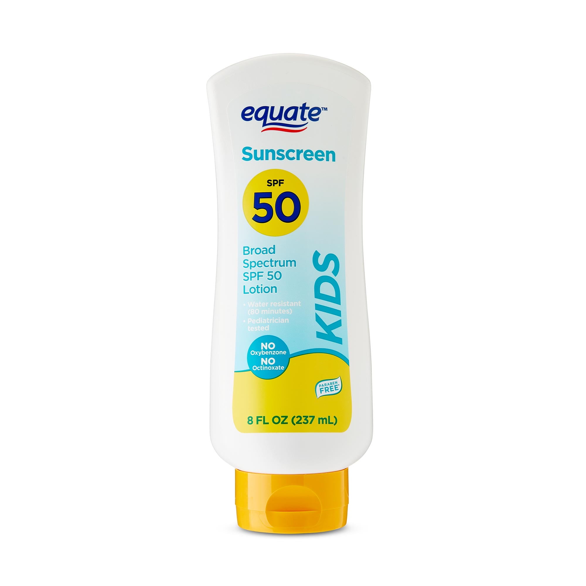 (3 pack) Equate Kids Broad Spectrum Sunscreen Lotion, SPF 50, 8 fl oz