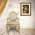 thumbnail image 3 of Grips, Charles Josef 18x24 Gold Ornate Wood Framed with Double Matting Museum Art Print Titled - An Artists Studio, 3 of 4