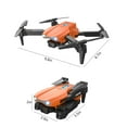 thumbnail image 4 of Cool Gadgets for Kids, Drone with 1080P HD FPV Camera Remote Control Toys Gifts for Boys Girls with Altitude Hold Headless Mode Start Speed Adjustment, Orange, One Size, 4 of 9