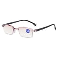 thumbnail image 4 of Gafas para presbicia con zoom inteligente ultra claro, doble luz, cerca y lejos, doble propósito, borde cortado, gafas para presbicia azules, 4 of 5