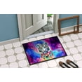 thumbnail image 4 of Carolines Treasures DAC4048JMAT 24 x 36 in.  Hippie Animal White Tiger Doormat, 4 of 5