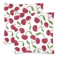 thumbnail image 2 of YUSDECOR Cherry Pattern Throw Pillowcase Pillow Cover Cushion Couver 18x18 inch, 2 of 3