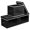 Black-L(3-Pack), variant on Storbwith Lids - Small Fabric Organizers Window Collapsible For Clothes Decorative Closet Towels Tshirt 3 Pack Black