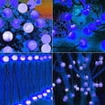 thumbnail image 6 of LINLIN Soalr Outdoor Ball String Lights, 23ft 50 LED Soalr Globe Fairy Light Outdoor Waterproof String Lights for Christmas Tree Party Wedding Garden Decorate, 6 of 9