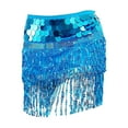 thumbnail image 5 of Daznico Gleaming Sequin Fringe Party Skirt for – Sparkly Flapper Style Mini Skirt for Evening Events and Celebrations,Mardi Gras Clothing,Mardi Gras Skirt,One Size, 5 of 5
