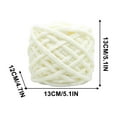 thumbnail image 3 of Axiiglly Milk Cotton Yarn, Silky Breathable Yarn Super Soft Hand-Knitted for Knitting, Crocheting, Crafting, Solid Color Cotton Yarn for Sweater, Hat, Socks, Blankets(100g), 3 of 6