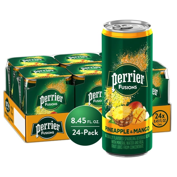 Perrier Carbonated Mineral Water 8 45 Fl Oz Slim Cans 30 Count Zero Calories Or Sweeteners Amazon Com Grocery Gourmet Food