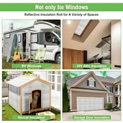 Petoto Bubble Reflective Insulation Roll, 24 in X 33 Ft Double Aluminum Foil, Window Insulation for Summer Heat, Thermal Insulation Radiant Barrier for Windows, RV, Roof, Garage Door