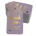 thumbnail image 1 of Inkdotpot Real Gold Foil ThankYou From The New Wedding Tags Favor Hang Paper Tags 50 Pack, 1 of 6