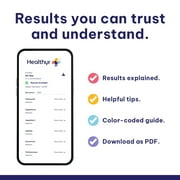 Healthyr 6 Panel STD/Sexually Transmitted Infections At-Home Test with Lab Fee Included