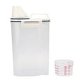 thumbnail image 2 of Contenedor de Alimentos para Mascotas A Prueba de Humedad, Cubo de Alimentos Sellado, Taza de Medicióe de PP para Perros para Mascotas, 2 of 7