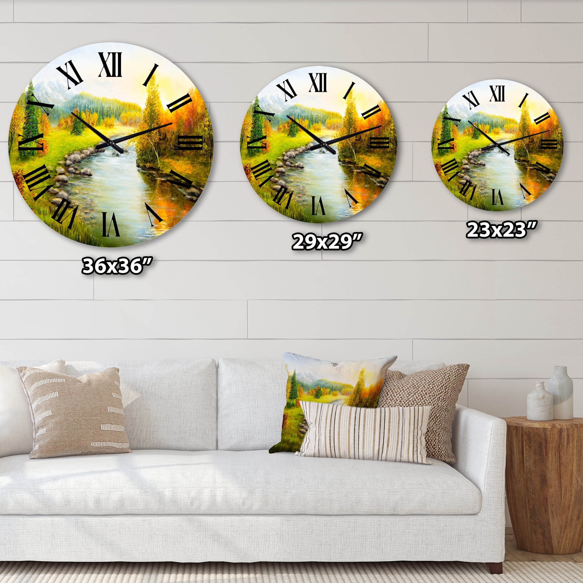 Designart 1 in Wall Clock