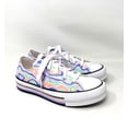 thumbnail image 2 of Converse CTAS Lift Platform Low Top Multi Kids Canvas Sneaker A01018F, 2 of 5