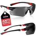 thumbnail image 1 of Gafas de sol de seguridad NoCry con lentes envolventes de color verde UV400, 1 of 8
