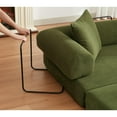 thumbnail image 7 of Firscook 4-in-1 Convertible Sleeper Sofa Bed, No Assembly Corduroy Couch, Foldable King Size Floor Futon for Living Room & Apartment, Green, 7 of 7