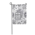 thumbnail image 1 of LADDKE Hippie Vintage Car Minivan Ornamental Love and Music Woodstock Garden Flag Decorative Flag House Banner 12x18 inch, 1 of 1