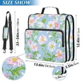 thumbnail image 2 of FORMRS Zipper Binder with Shoulder Strap 2-inch Ring 500 Sheet Capacity File Bag, Blue Floral, 2 of 5