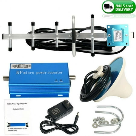 Cell Phone Signal Booster 4G 8dBi High Gain 806-960MHz BandCell Phone Signal Amplifier Mobile Signal Booster Repeater Amplilfier (Blue)