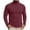 Wine, variant on Men's Turtleneck Sweater Slim Casual Mock Neck Pullover Lightweight Ribbed Sweaters Fall Winter Tops